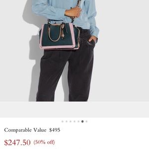 Coach Dreamer Color Block Purse